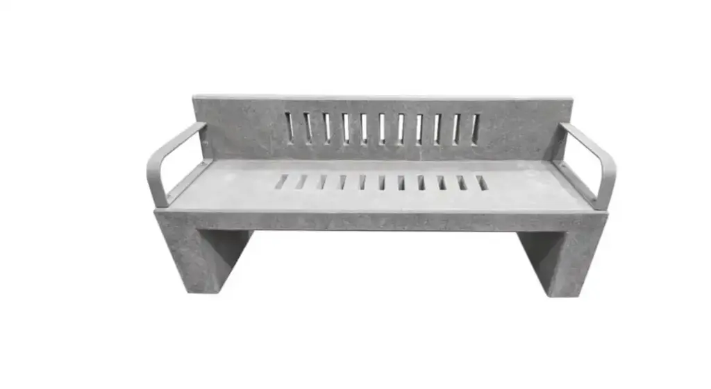 Escaño Hormigón Modelo 03 Inclusivo Brazos