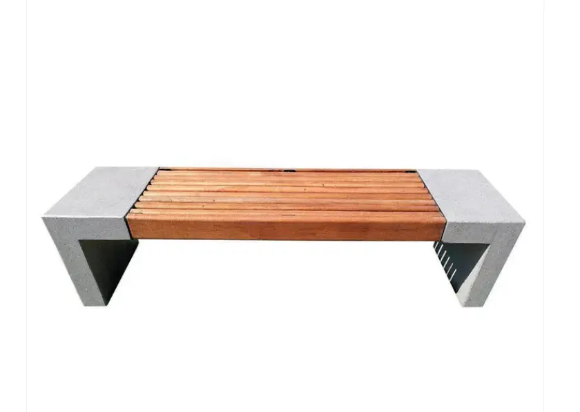 Banca Hormigon y Madera Modelo 02