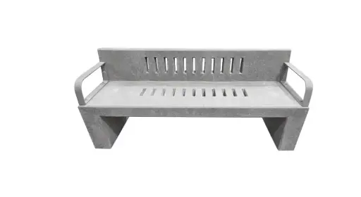 Escaño Hormigón Modelo 03 Inclusivo Brazos