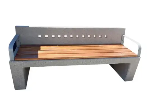 Escaño Coquimbo Hormigón y Madera Inclusivo