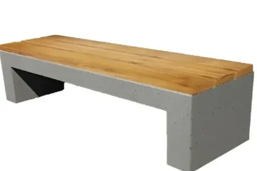 Banca Hormigon y Madera Modelo 01