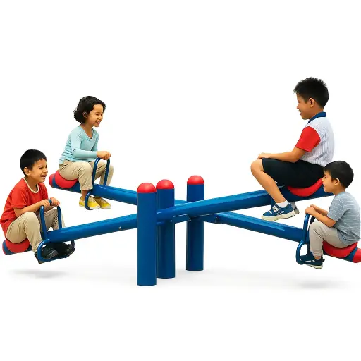 Sube y Baja Cuádruple para 4 Personas