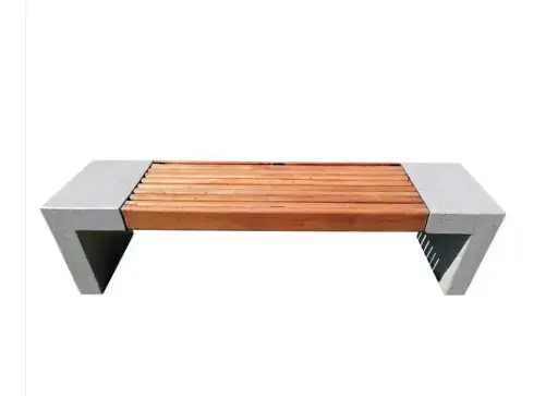 Banca Hormigon y Madera Modelo 02